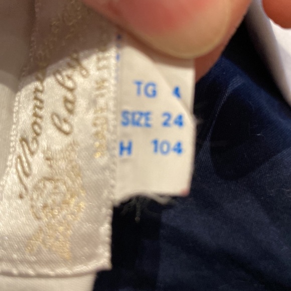 Girl’s Size 2 Sailor Suit Top and Wide Shorts (Look Like a Skirt!) Made in Italy - Picture 4 of 8